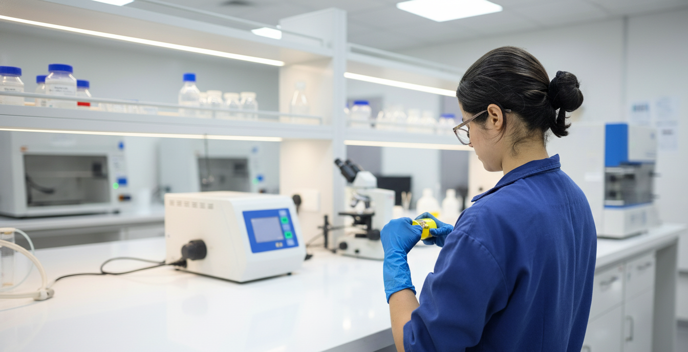 Como o laboratório da Farkon garante a qualidade dos corantes e pigmentos